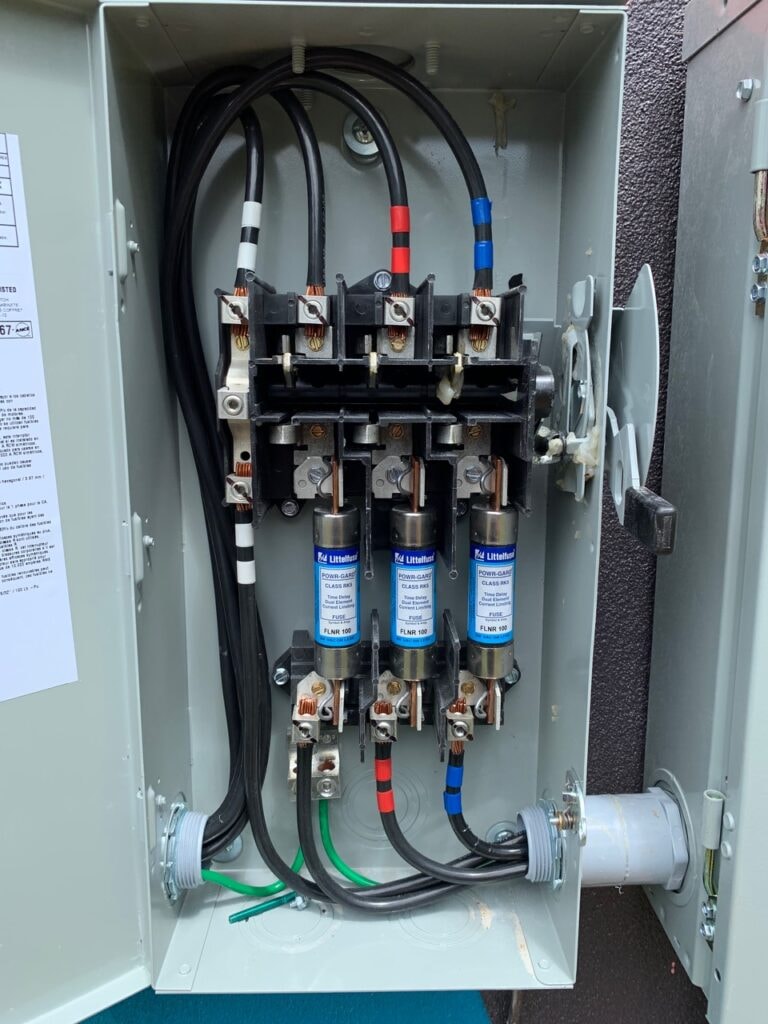 Burney Electrical panel work