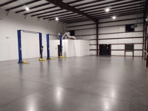 Commercial garage lighting