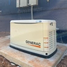 Standby generator for home backup power